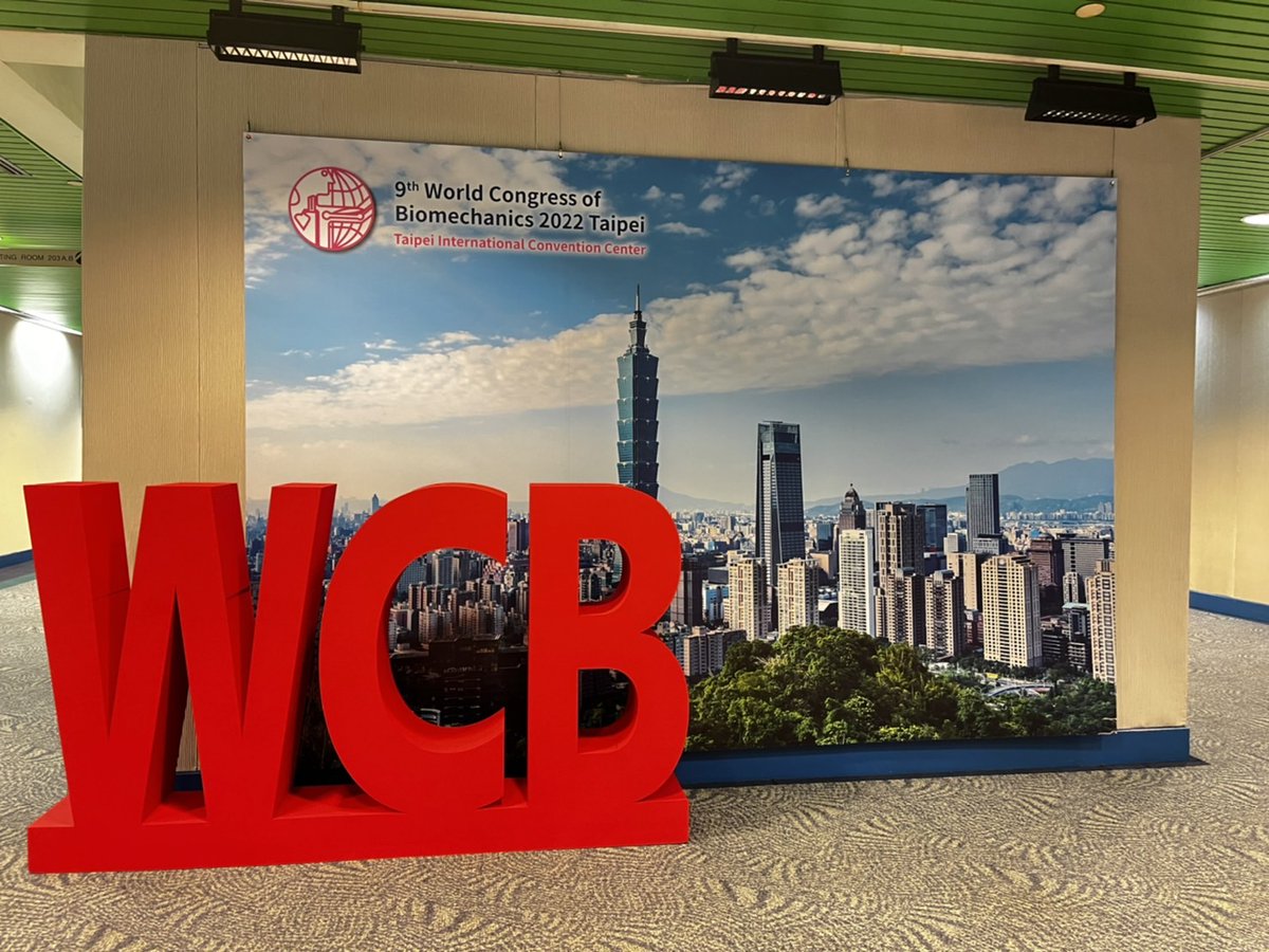 Warming up for the 9th World Congress of Biomechanics 2022 held online and in Taipei! We'll meet you at the Congress Platform at wcb2022.awesomeet.com
For the best website experience, we recommend you use the most updated version of your browser e.g. Chrome, Edge, or Safari.
