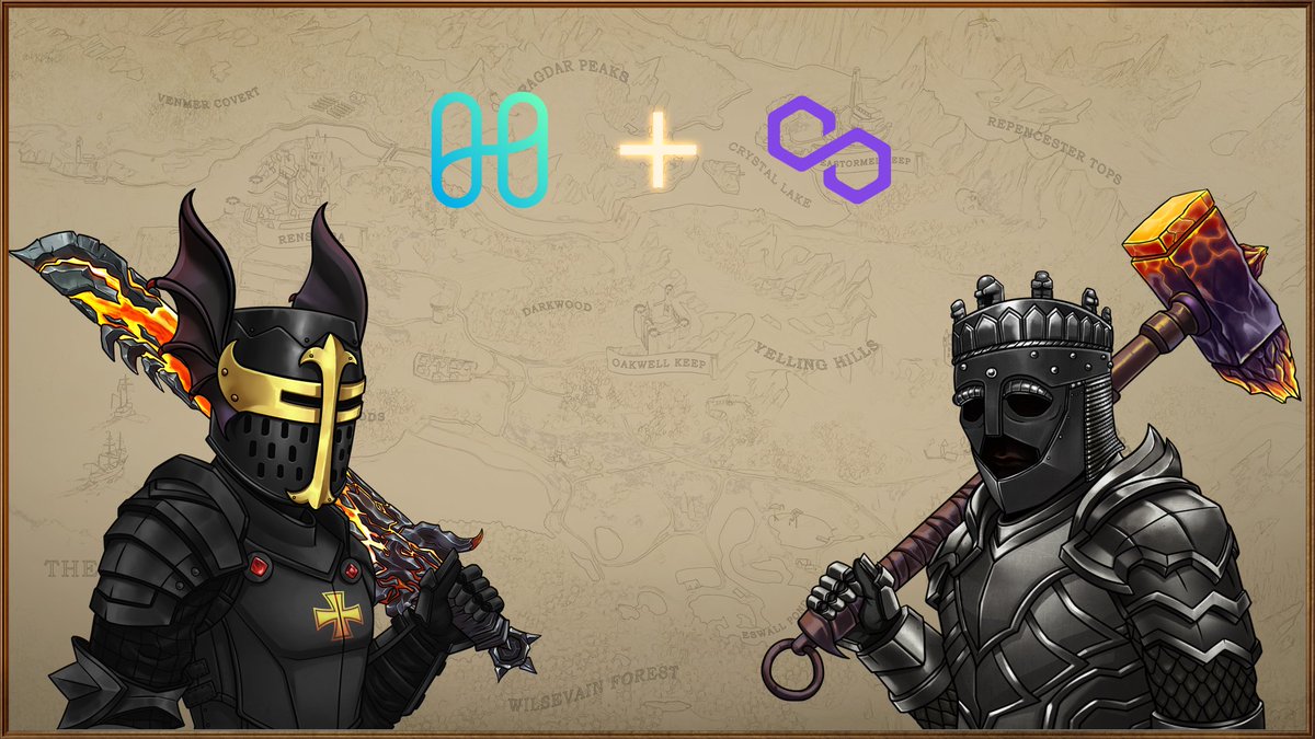 <a href="/harmonyprotocol/">Harmony 💙</a> ⛓ @polygonstudios 

Our first home is Harmony 💙

Our second home will be Polygon 💜

Excited for the future ⚔!

#GameFi #multichain #P2E #NFT