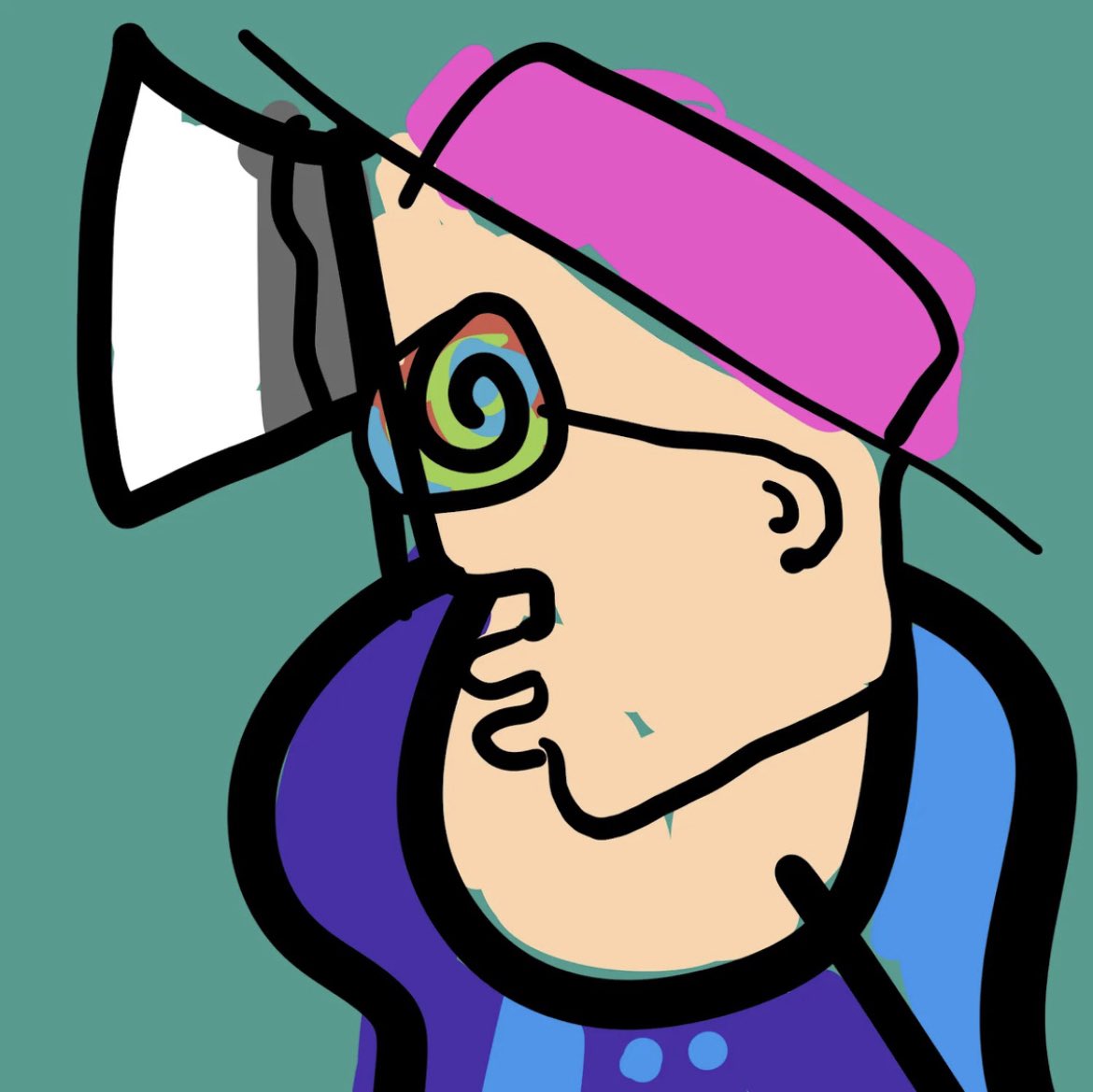 0xcecco's tweet image. I named my @NFT_BALUBA “Eugene” as a huge fan of Pink Floyd (careful with that axe Eugene) #baluba #NewProfilePic