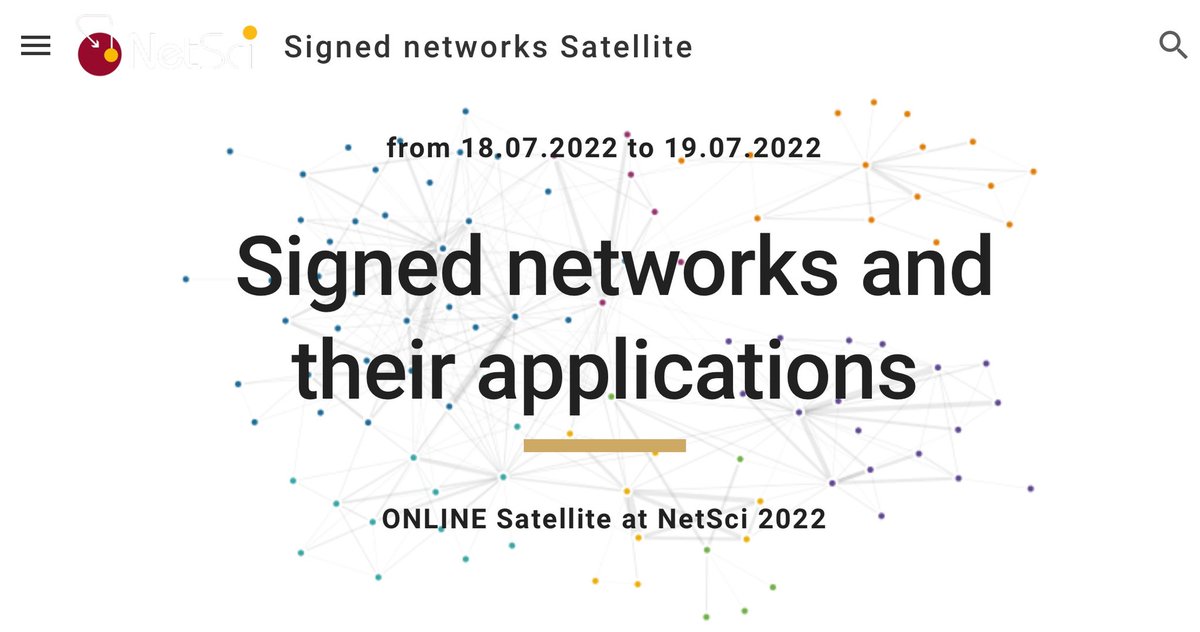 branmorrighan's tweet photo. On July 19th I’ll be giving a talk at the Signed networks satellite “Using Signed Networks to Analyze Cognition and Social Behavior”
More details about the satellite here: https://t.co/lITYF8ZFIF https://t.co/VViVce13g4