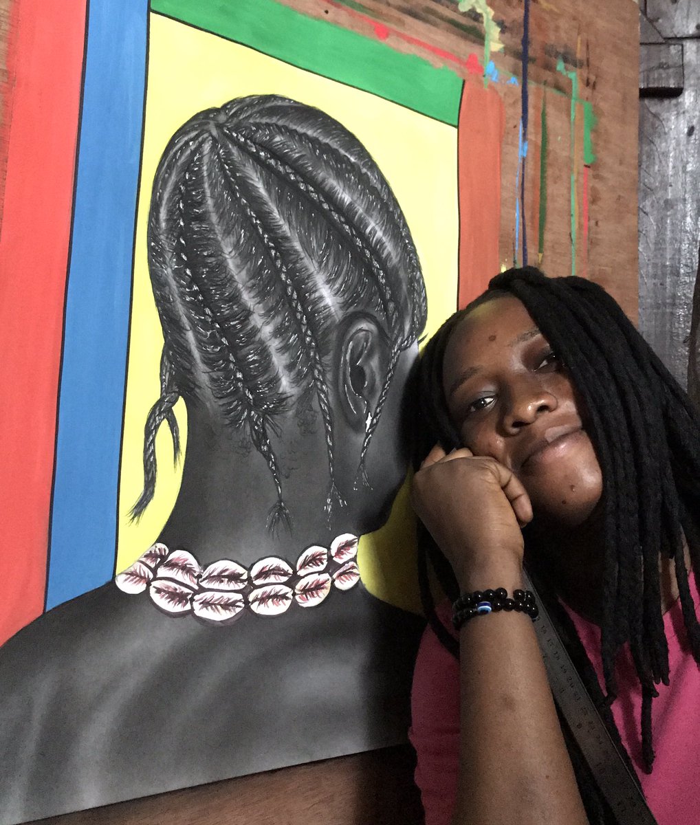 Lammie_Art01's tweet photo. The Artist and The ART! 🥰🌹

Can I get a RETWEET from you? 🌹

Shola | Flood | PH CITY | Gbagada | #CyberAttack | Credit Alert | Teni | Magodo https://t.co/YViniAN329