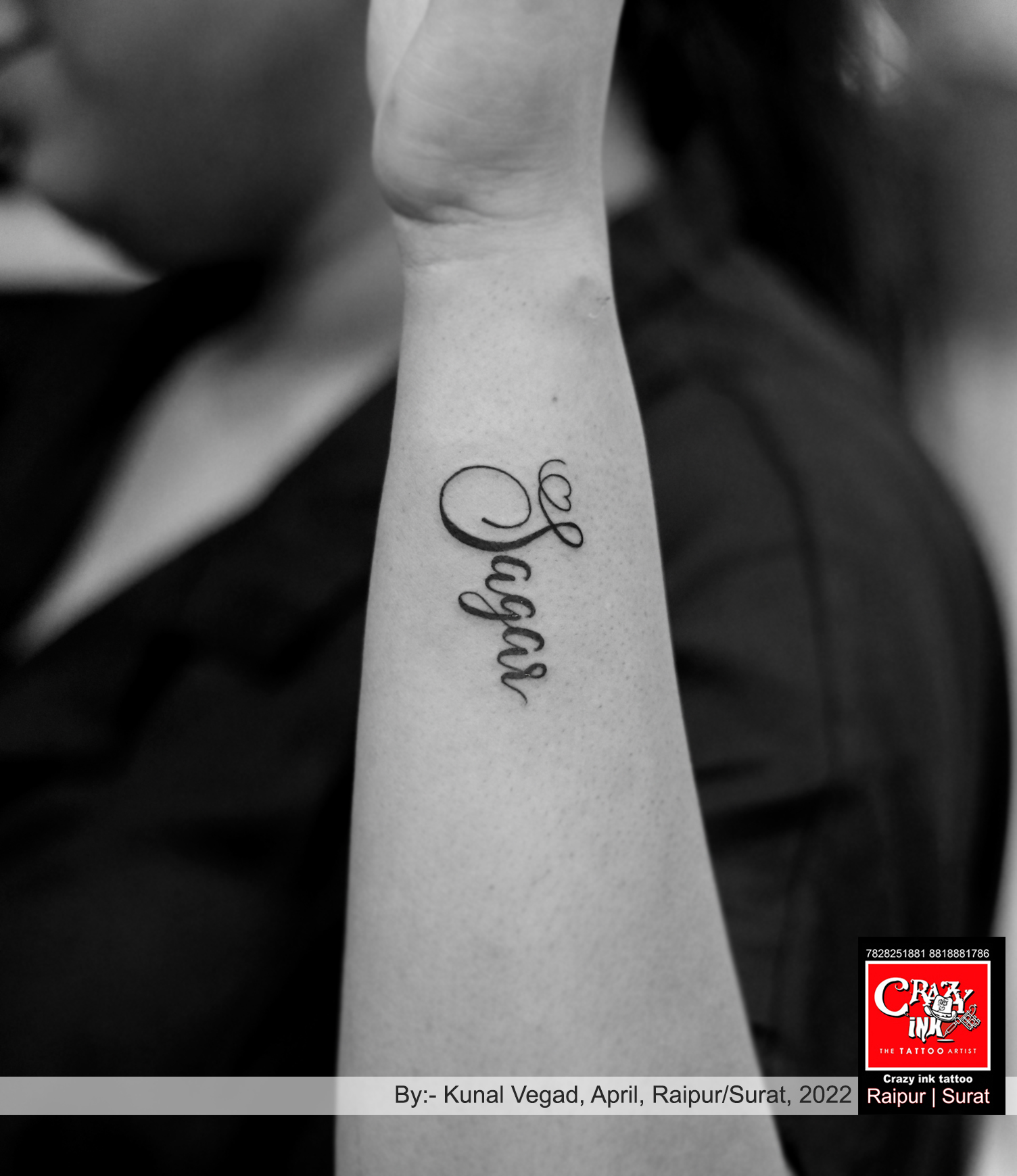sagar-name-tattoo