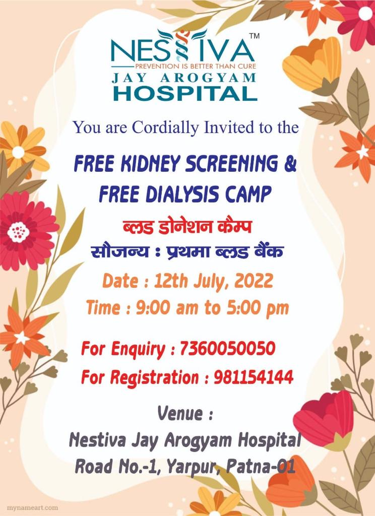 Chandra12962937's tweet image. #kidneyscreening #dialysiscamp 
#Patna