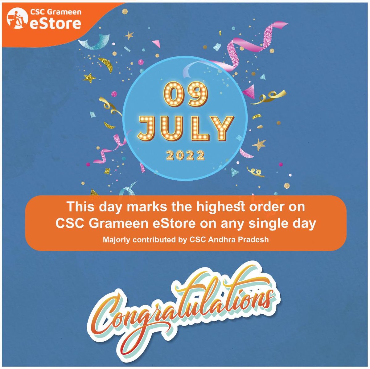 Raja Kishore (@rajakishore_j) on Twitter photo Congratulations to all csc estore vle and csc team great day with highest sale in a single day still more milestones awaiting to reach <a href="/dintya15/">dinesh tyagi Retd IAS</a> <a href="/CSCAndhra/">CSC Andhra Pradesh</a> <a href="/CSCTelangana/">CSC SPV Telangana</a> <a href="/CSCUttarPradesh/">CSC Uttar Pradesh</a> <a href="/CSCJharkhand/">CSC Jharkhand</a> <a href="/CSCMadhyPradesh/">Money Makes Money Investment & Securities</a> Congratulations to all csc estore vle and csc team great day with highest sale in a single day still more milestones awaiting to reach <a href="/dintya15/">dinesh tyagi Retd IAS</a> <a href="/CSCAndhra/">CSC Andhra Pradesh</a> <a href="/CSCTelangana/">CSC SPV Telangana</a> <a href="/CSCUttarPradesh/">CSC Uttar Pradesh</a> <a href="/CSCJharkhand/">CSC Jharkhand</a> <a href="/CSCMadhyPradesh/">Money Makes Money Investment & Securities</a>