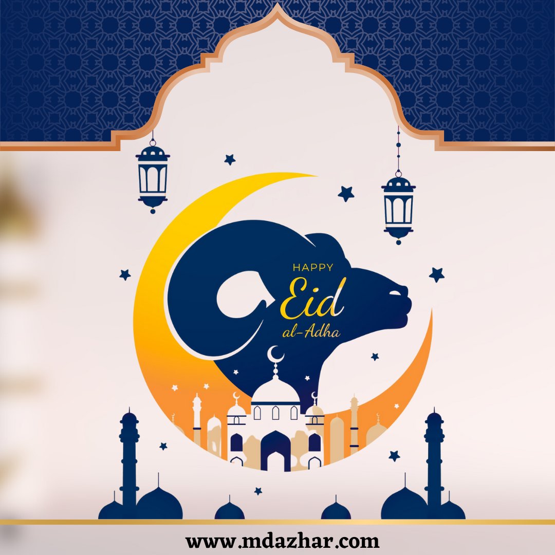 digitalazhar's tweet photo. Eid Mubarak! May this festival of sacrifice promote brotherhood, harmony and peace.
#MdAzhar #Wishes #EidMubarak #Celebrate #Eid2022 https://t.co/bERN9LLoZR