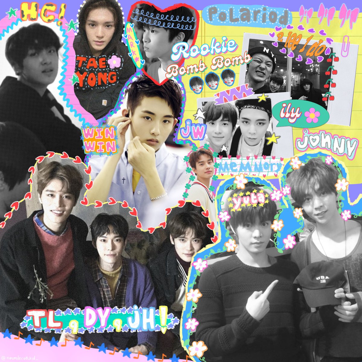 nasmileco0Lkid_'s tweet photo. ｡ﾟﾟ･｡･ﾟﾟ｡
ﾟ。 ℛak 127 n𝒶💋💐⭐️
　ﾟ･｡･ﾟ

 #NCT127_6th_Anniversary #NCT127 #artworkอซทซ https://t.co/SmAdIzdoe7
