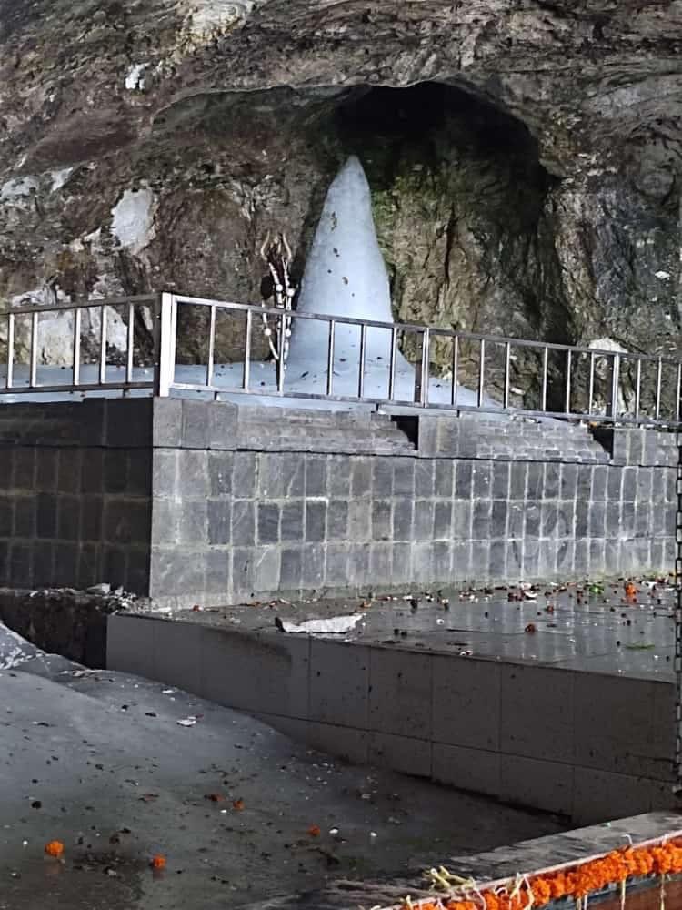 बाबा बर्फ़ानी अमरनाथ जी की आज के दिव्य दर्शन 09.07.2022