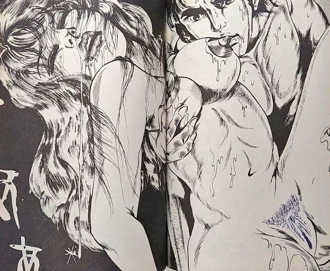 かつて、清水おさむとかの単行本の白消し部分にちんこやまんこが描き込まれた所謂「落書き本」に出会ったことがあるが、ああいう誰かの"リビドーの迸り"を目の当たりにすると謎の感動があって非常に良いですね。
落書き本には正規の古書評価にない価値がある。 