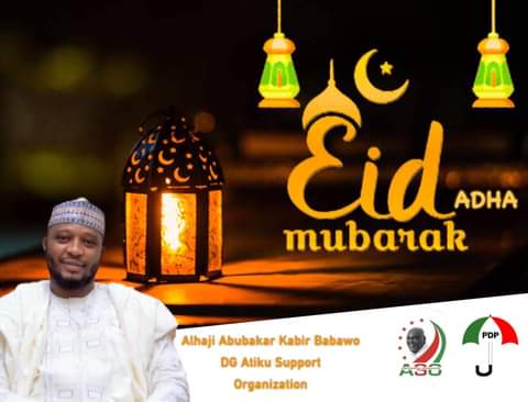 PandumAshiru's tweet photo. ALHAMDULILLAH, Allah Subhanahu Wata’ala has made it possible for us to witness another EID UL ADHA again, as we celebrate this day May Allah in his infinite Mercy forgive us all our sins and bestowed his sweetest blessing on you and your family.
#Aso2AsoRock https://t.co/2t15uGzY3n
