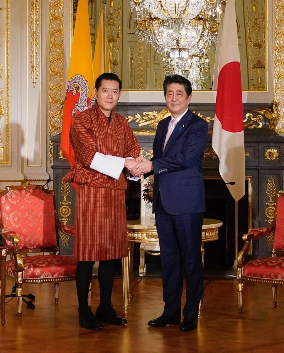 thebhutanese's tweet photo. 1/2

We are deeply saddened by the tragic loss of Japan’s former Prime Minister Shinzo Abe San. 
 
He was a dear friend of Bhutan, and he will be remembered by the world as a visionary and distinguished leader, who served his country and people with great distinction. https://t.co/CuyEIGG7eQ