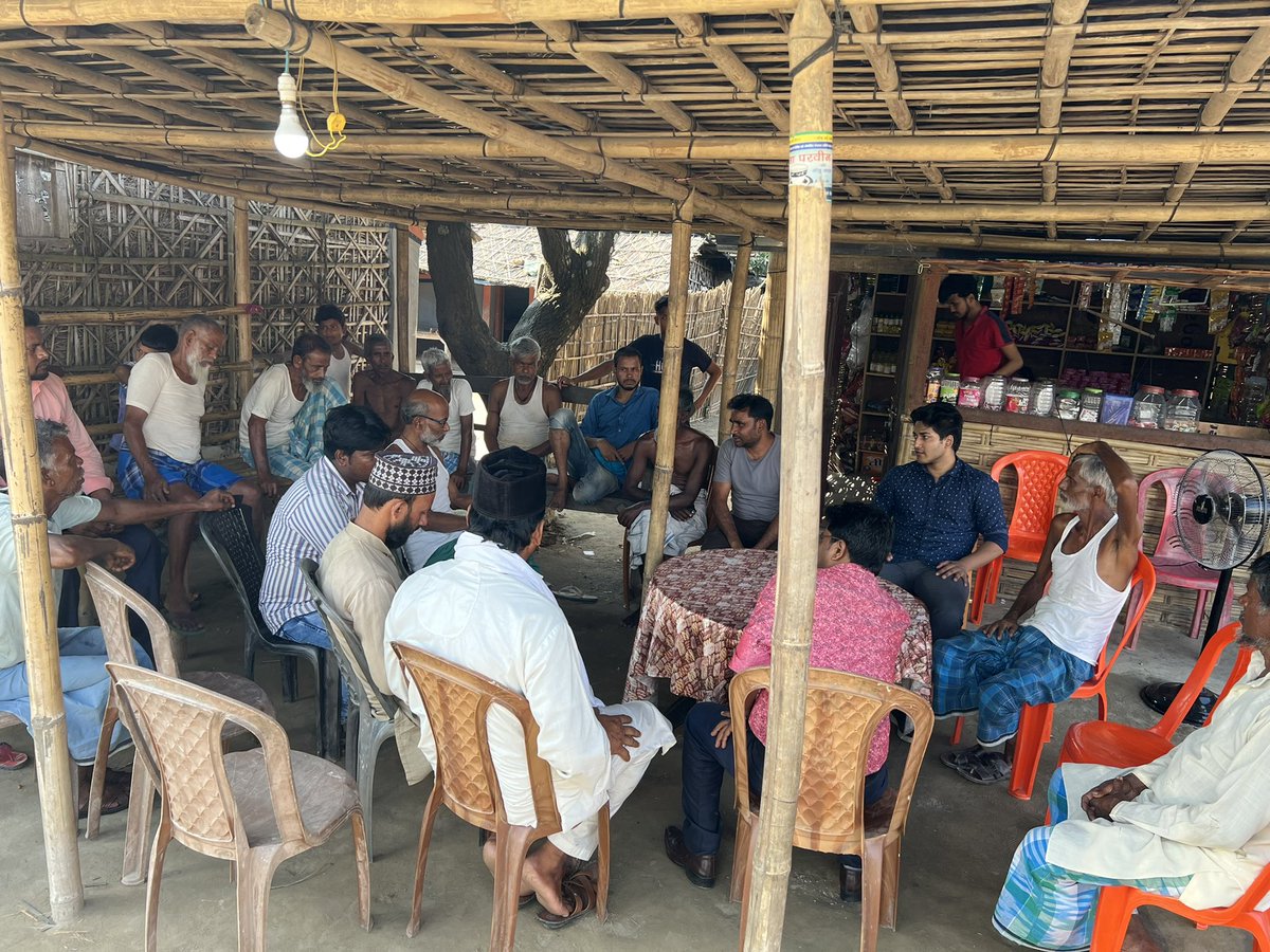 Zarif_Hosain's tweet photo. Organised 4 public meetings at 
1 Binabari panchayat Churli
2 Nagraduba Panchayat Bhatgaw
3 Gorkhapatesri panchayat  patesri
4 Dogachhi Telebasti pqnchayat Chhaital
To inform people about Project Rihaayi and encourage them to avail our Pro Bono legal aid services @aid_indian https://t.co/MqQPwHoXJx
