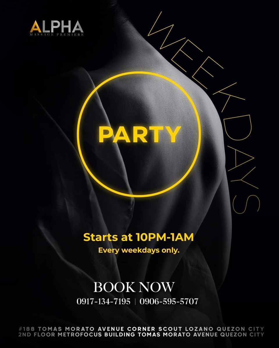 massage_alpha's tweet photo. The power of O PARTY + #SlumberSaturdays at #AlphaMassage JUST GOT BIGGER AND BETTER! MAKE SURE YOUR GRINDR APP IS ACTIVE because we made meet-ups SAFER & EASIER FOR EVERYONE π³οΈβπ Everyone is welcome, LAST CALL IS 3AM! Free flowing vodka! Don't settle for less, let's celebrate π https://t.co/ABuA8VwUxA