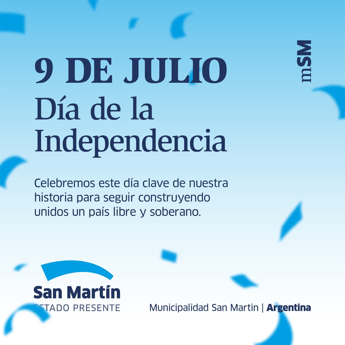 🇦🇷¡Feliz Día de la Independencia!

🤍Sigamos construyendo juntos un país libre y soberano.

#DíaDeLaIndependencia