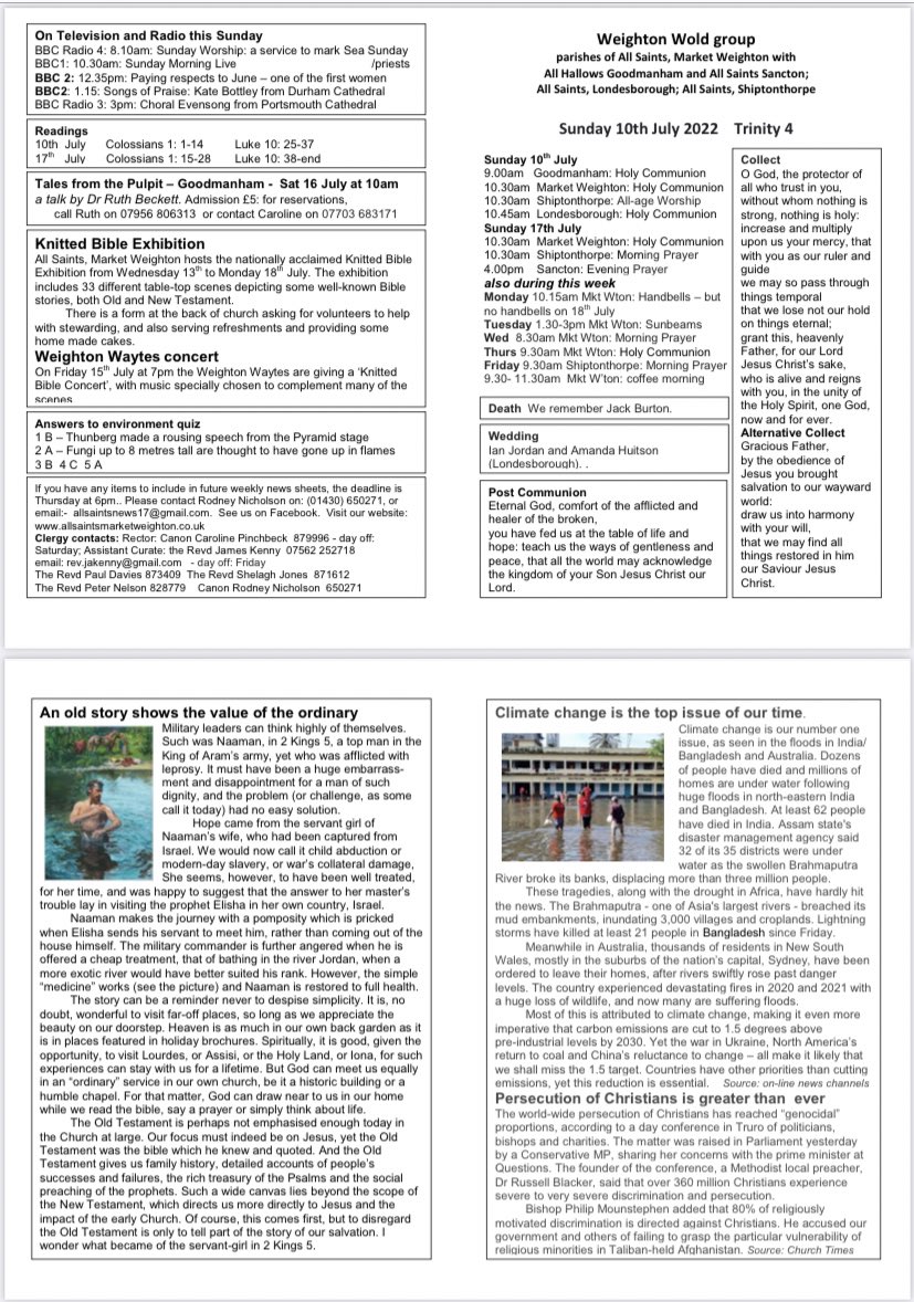 mkt_all's tweet photo. If you’d like your own copy sent direct to your email address please either comment below ⬇️ or send us a direct message

 #weeklynoticesheet #church #churches #marketweighton #allsaints #churchofengland #information #update #news https://t.co/rutVwbgAfF