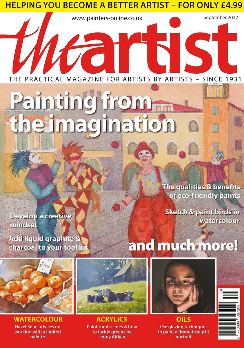 Painters Online (@painters_online) on Twitter photo There's so much to inspire in the September issue of The Artist with articles from top artists <a href="/RobertDutton1/">Robert Dutton</a> <a href="/jennyaitkenart/">Jenny Aitken ARSMA</a> <a href="/richardallenart/">Richard Allen</a> <a href="/AndrewField17/">Andrew Field</a> and more! Make sure you order your copy today bit.ly/3RcRfkU There's so much to inspire in the September issue of The Artist with articles from top artists <a href="/RobertDutton1/">Robert Dutton</a> <a href="/jennyaitkenart/">Jenny Aitken ARSMA</a> <a href="/richardallenart/">Richard Allen</a> <a href="/AndrewField17/">Andrew Field</a> and more! Make sure you order your copy today bit.ly/3RcRfkU