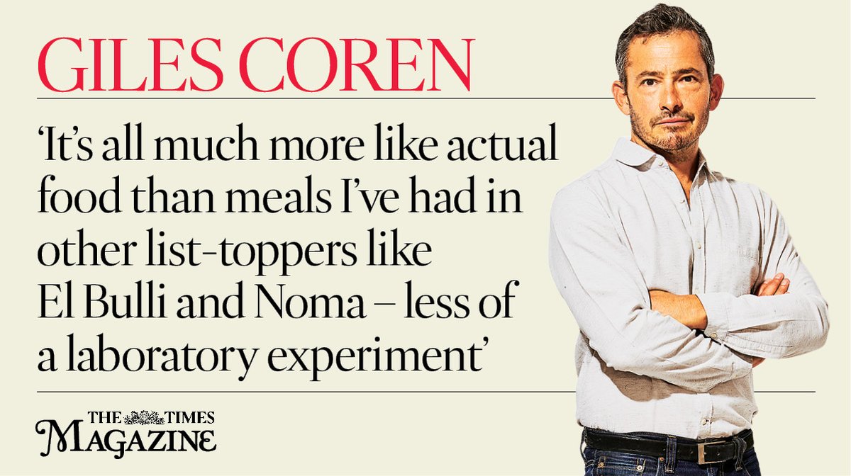 Giles Coren reviews Ynyshir Restaurant and Rooms. ‘It’s all much more like actual food than meals I’ve had in other list-toppers like El Bulli and Noma — less of a laboratory experiment’ thetimes.co.uk/article/ynyshi… #gilescoren