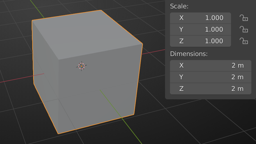 thane5_3d's tweet photo. Why is the #b3d default cube 2x2m big? 
I've become so accustomed to using cubes as a 1-meter size reference in Unity recently, that a 2m cube seems almost useless (Because who's got time to scale it  down, right?) https://t.co/cYyHmcXyNj