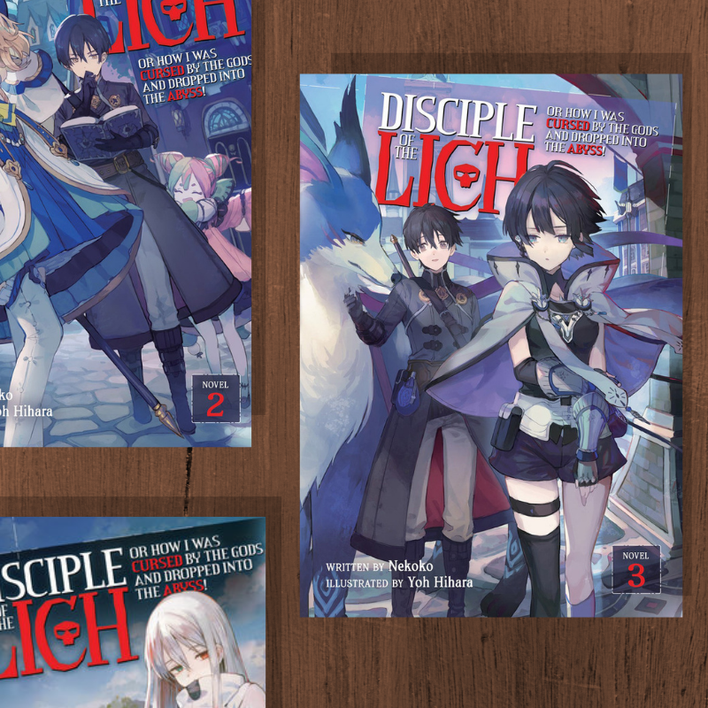 bukkuzon's tweet photo. ⚔️ LIGHT NOVEL FRIDAY - #DiscipleOfTheLich
The mysterious Kotone, is looking for him. Is she simply hoping to connect to someone from her home world, or does she have something more sinister in mind…?
Get Vol. 1, 2, 3 here: https://t.co/iusKZ4M7U3
#lightnovel #sevenseas https://t.co/kPBqNSOSJT