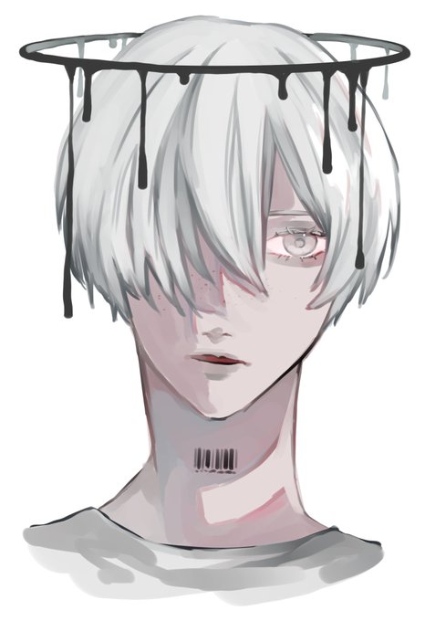 白髪 高画質 のtwitterイラスト検索結果