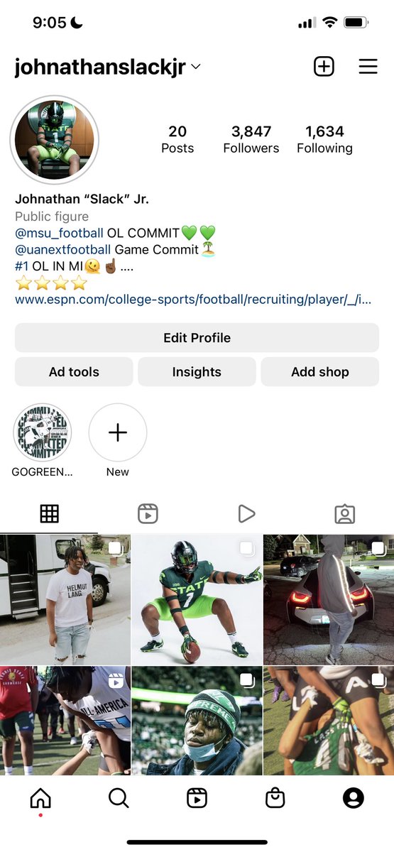 Can I count on my Sparty Fans to get me at 4K on Instagram today??💚💚💚 #GOGREEN