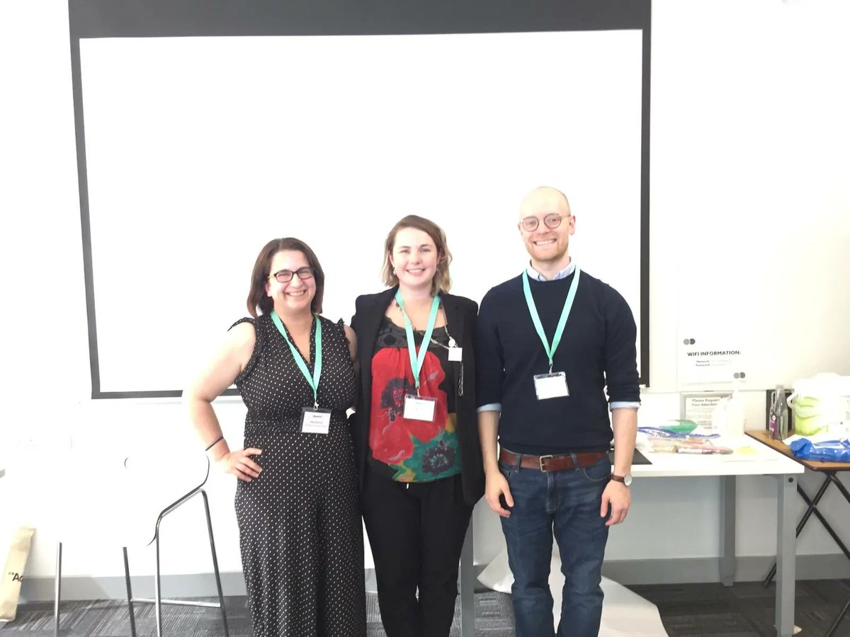BITheatre's tweet photo. Our corporate improv team have been working their socks off this week! 😅

On Thursday, they held a presentation about their work on the course at the Advance HE conference in Newcastle!

A huge congratulations to the three of them as they go from strength to strength! https://t.co/n5JTo4mqFO