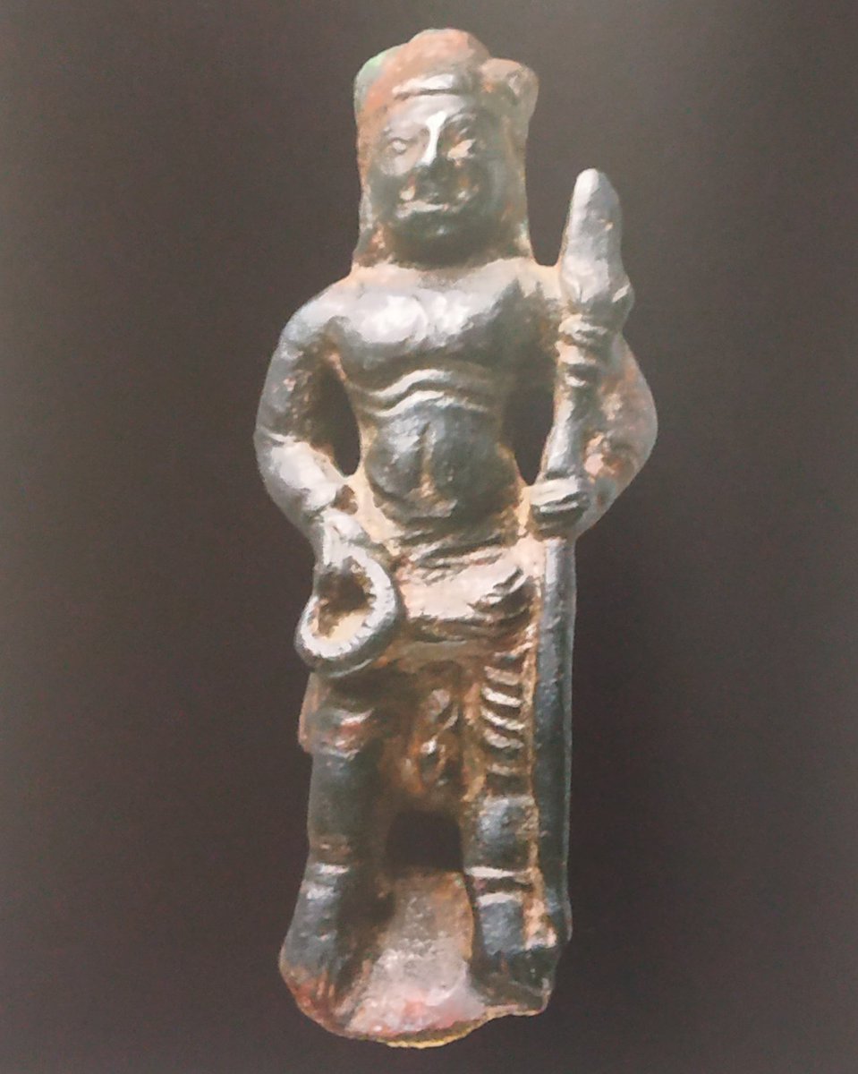 vedic_roar's tweet photo. Kartikeya

Date: 1st Century Ce

Gandhar, Afghanistan

Standing bronze Murti of bhagwan Kartikeya holding spear and vel dated 1st Century Ce found in Gandhar region of Afghanistan. https://t.co/68qHJuLjOx