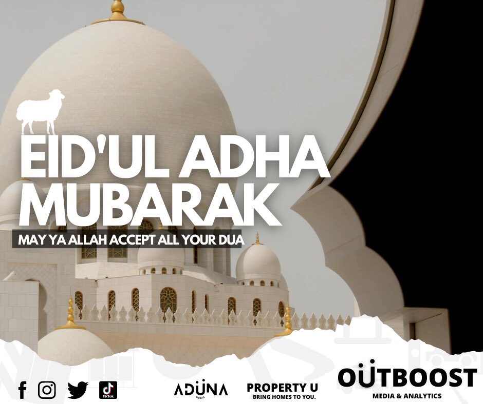 AndOutboost's tweet photo. Eid Mubarak to you and your family. May Allah grant us all the opportunity to witness and celebrate many more inshallah. May he also grant us health, peace and happiness in all our endeavors.
Team Outboost
πππ
#media #analytics #outboost
#outboost #eidmubarak https://t.co/5BeUTCxv9x