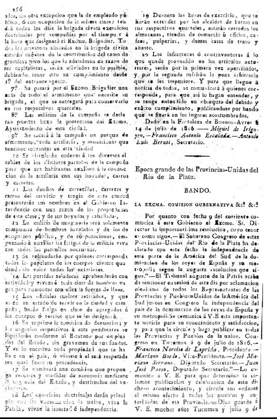 fwasserm's tweet image. Más rarezas
La Gazeta de Buenos Aires dio a conocer en forma oficial la Declaración de la Independencia el  27 de julio de 1816 con un Bando breve publicado en la 2da y 3ra página!!!