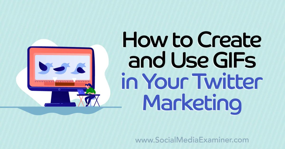 yasminbendror's tweet photo. Want to create more engaging Twitter content? Wondering if your business should use GIFs?   @S_M_Examiner 

Read on: https://t.co/01TUDC41qb https://t.co/dK9kSVsM6t