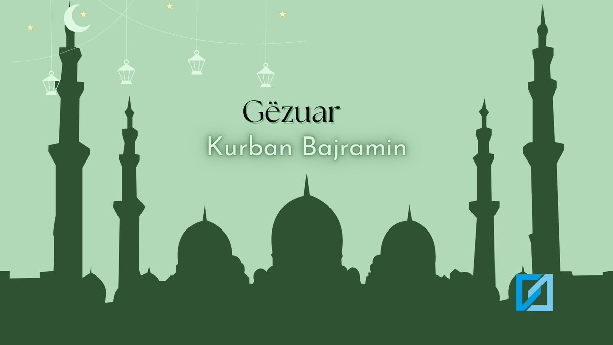 @CenterCve ju uron të gjithë besimtarëve myslimanë Gëzuar festën e Kurban Bajramit 🕌 Mbarësi, dashuri dhe paqe për të gjithë! #KurbanBajram #gezuar #cve