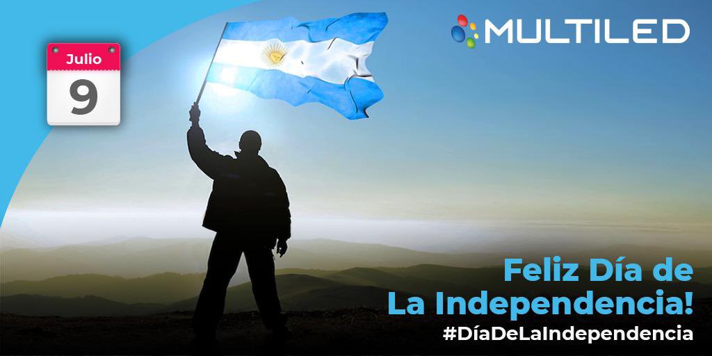 Multiled_SA's tweet image. #diadelaindependencia Libertad, patriotismo, valores. A 206 años de ese 9 de julio de 1816 alcemos nuestra bandera con el orgullo de ser Argentinos.🇦🇷🇦🇷#9dejulio #argentina #independencia #multiled #pantallasled #iluminacionles #caba