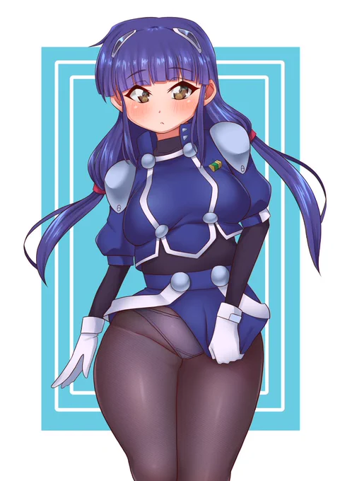 一条院ミサキ、タイツが描きたかったので。 