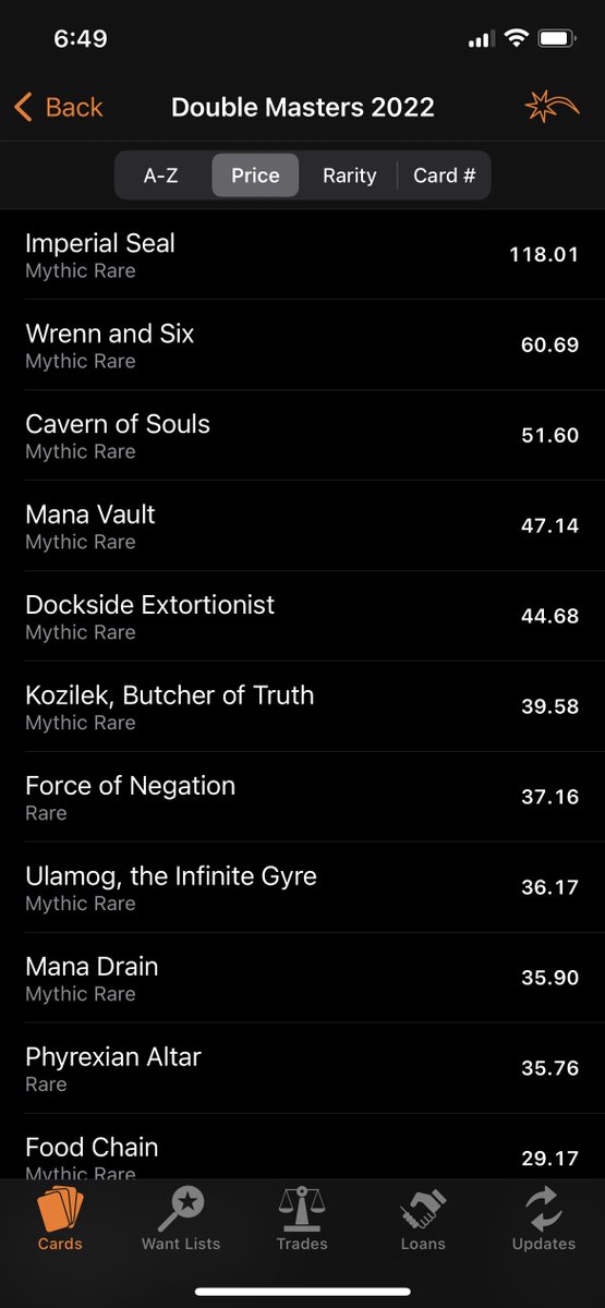 MTGApps's tweet photo. Database updates for #MTG2X2  now available for both apps. https://t.co/S86JCLT9jn
