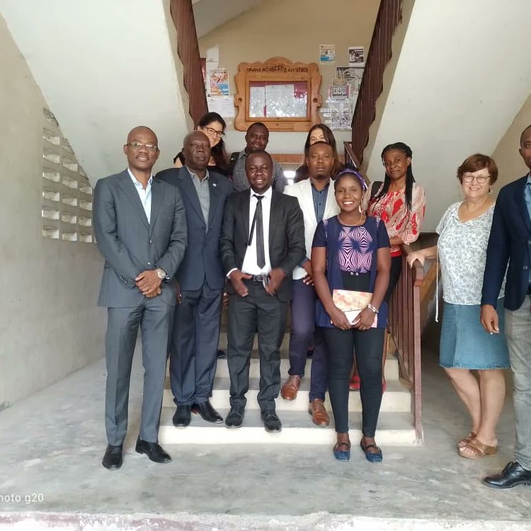 NordUpnch's tweet photo. Vandredi 8 jiyè 2022 a, yon delegasyon UPNCH ki te gen nan tèt li Dr Kely BASTIEN, Direktè koperasyon e Dr Chedly DELICE, direktè Lekòl Siperyè Sante Piblik, resevwa yon gwo delegasyon Washington university ki te gen nan tèt li Madanm Lora Iannotti nan kad @patenarya inivèsitè. https://t.co/q3W9yf5qVA