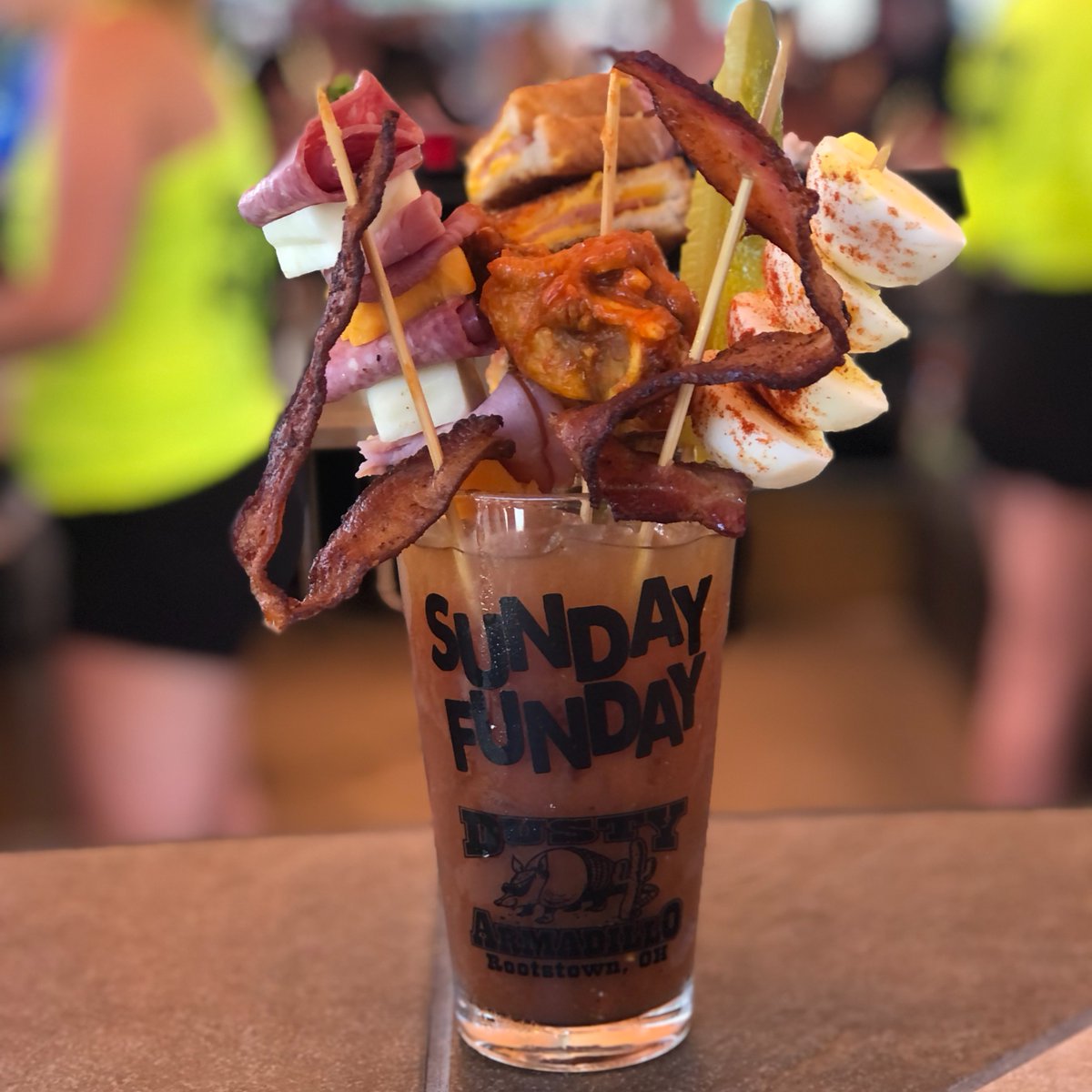 dustyarmadillo's tweet photo. Sunday Funday tomorrow! Join us for our patio party! We start at noon and close at 7 PM (last call for food and custom drinks at 5:30). https://t.co/tHeKzvt4kD