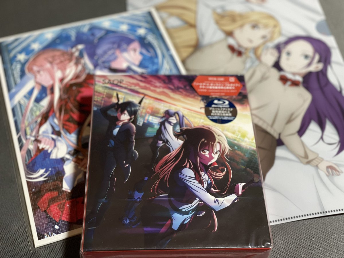 nforce168's tweet photo. 待ちに待った #sao_anime  #星なき夜のアリア Blu-rayDisc届いたー。1日遅れだけど https://t.co/KHpJHtNm7B