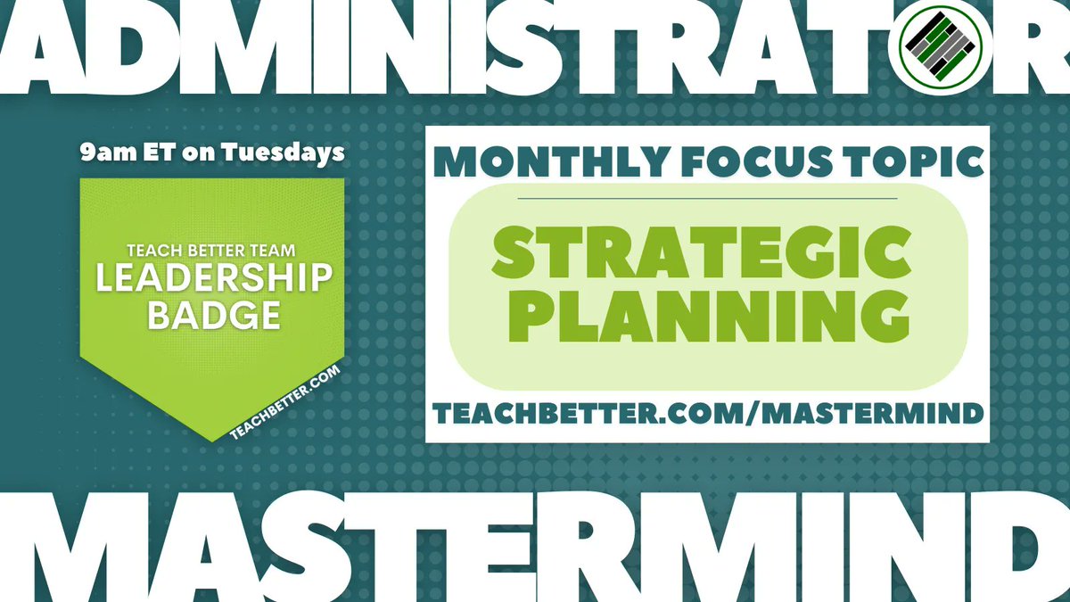 teachbetterteam's tweet photo. People make choices, choices make culture. How are you building your team intentionally? Join #AdministratorMastermind to be a part of discussing questions like these with other #SchoolLeaders! #TeachBetter #LeadBetter https://t.co/v16bQrGuyN https://t.co/NScDZqJ5nN
