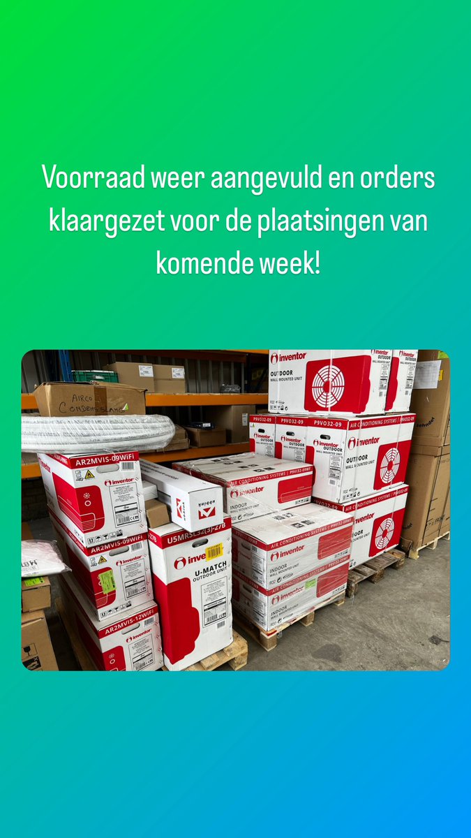 Voorbereiden! #hetwordtwarm Airco’s kopen doe je bij De Coolboys 😎