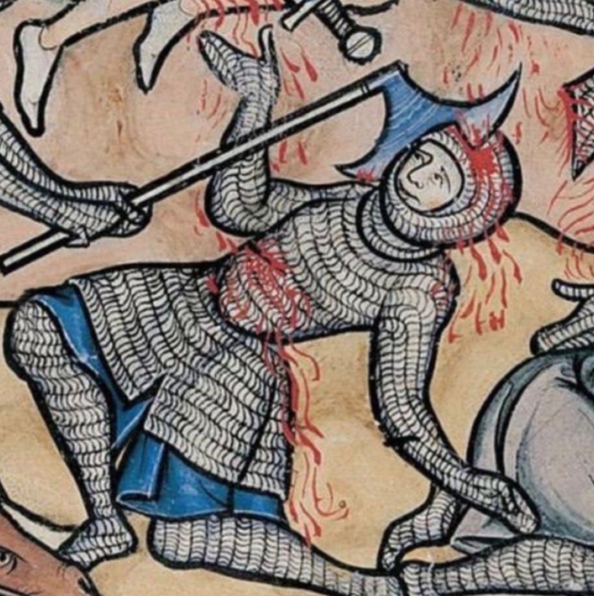 a battle, france, 13th century