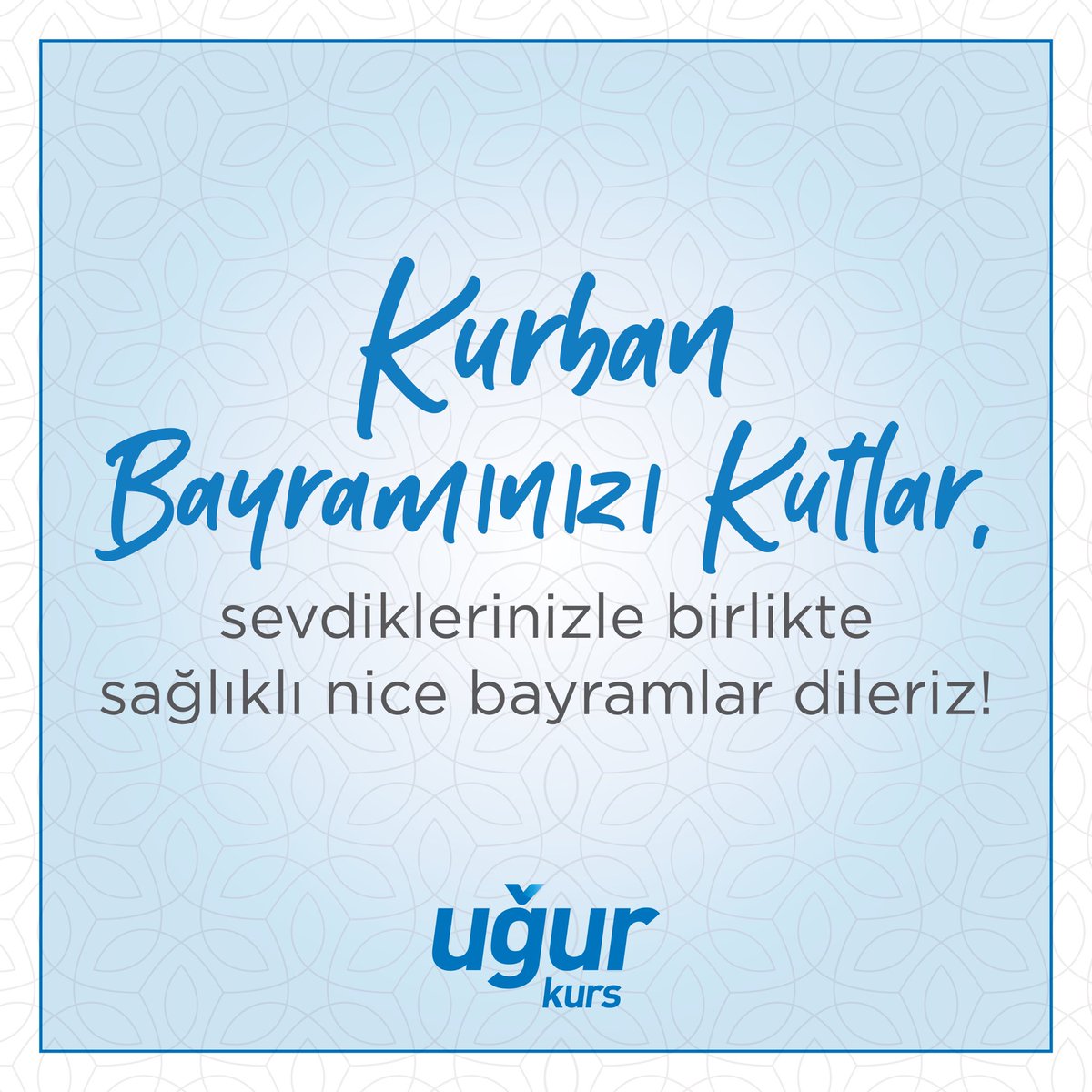 Sevdiklerinizle birlikte; sağlık, mutluluk ve huzur dolu bir bayram dileriz. 🍬💙

#KurbanBayramı