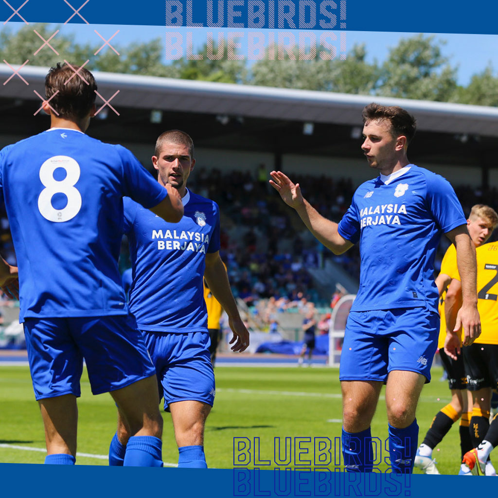 CardiffCityFC's tweet image. Full-Time: #CardiffCity 3-2 @CambridgeUtdFC 

The #Bluebirds open their pre-season account with victory in Leckwith. James Collins, @maxwatters and @joelbagan on the scoresheet.

#CityAsOne