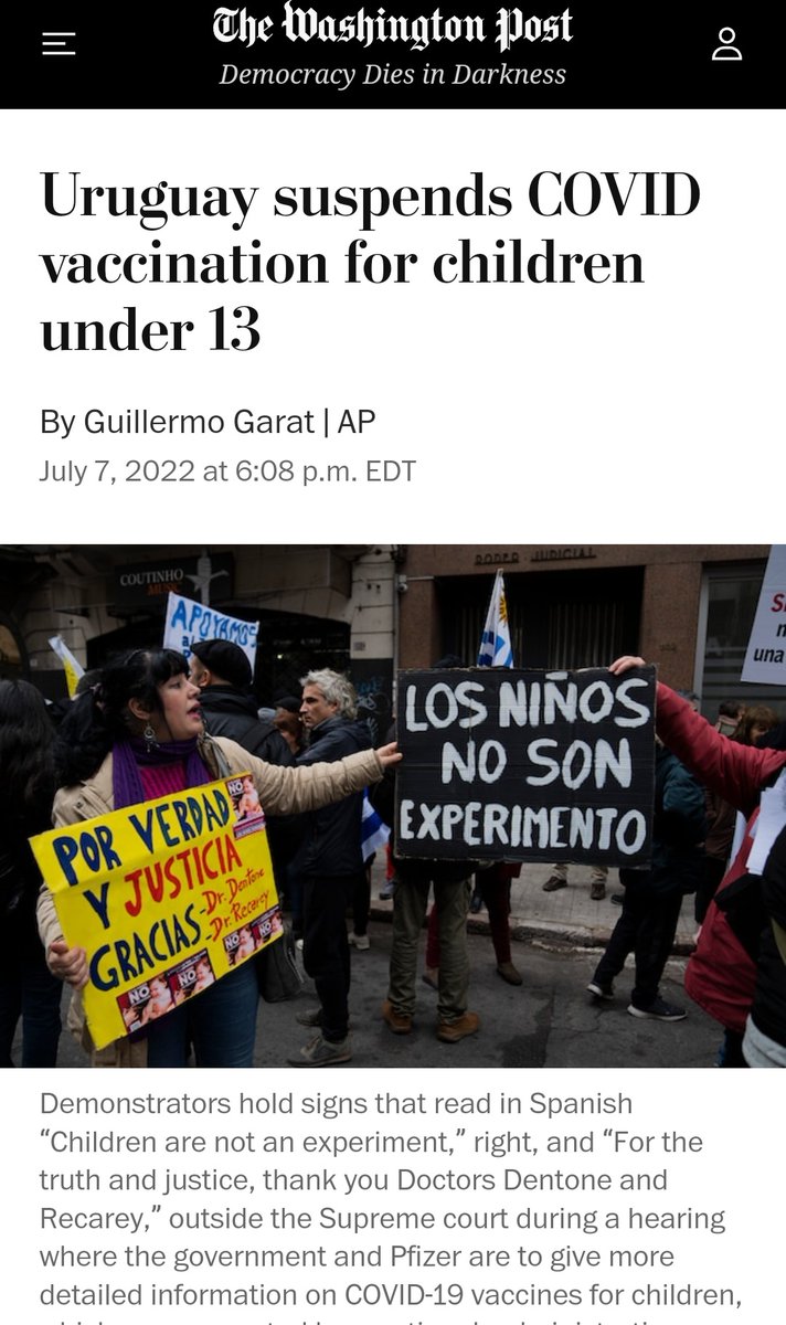 Anna__mb's tweet photo. @nypost #uruguay #pfizertrial https://t.co/e7aLHyAxAe