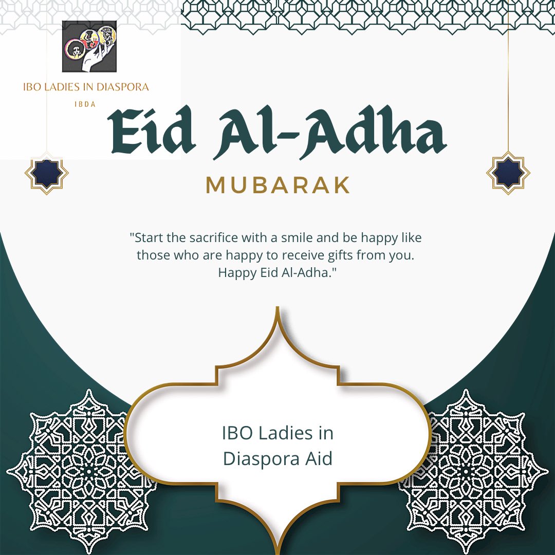 IBDAAid's tweet photo. Happy Eid Mubarak 🎉🎉🎉 https://t.co/NWGHJoxWYS