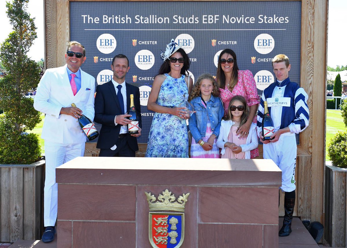RACE 2 RESULT - The British Stallion Studs EBF Novice Stakes 

🥇Dickieburd
🥈Stunt Game
🥉Sugar Hill Babe 

Jockey: Barry McHugh <a href="/bazmchugh/">Barry McHugh</a> 
Trainer: Craig Lidster <a href="/C_LidsterRacing/">Craig Lidster Racing</a> 
Owner: Mrs Wendy Burdett 

📸 <a href="/offphoto/">OfficialPhotographers</a>
<a href="/BritishEBF/">British EBF</a>