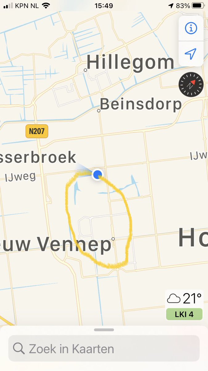 Beetje gewerkt, brommertje gepoetst en 45 minuutjes gewandeld. Nu ff #TDF kijken 👍
