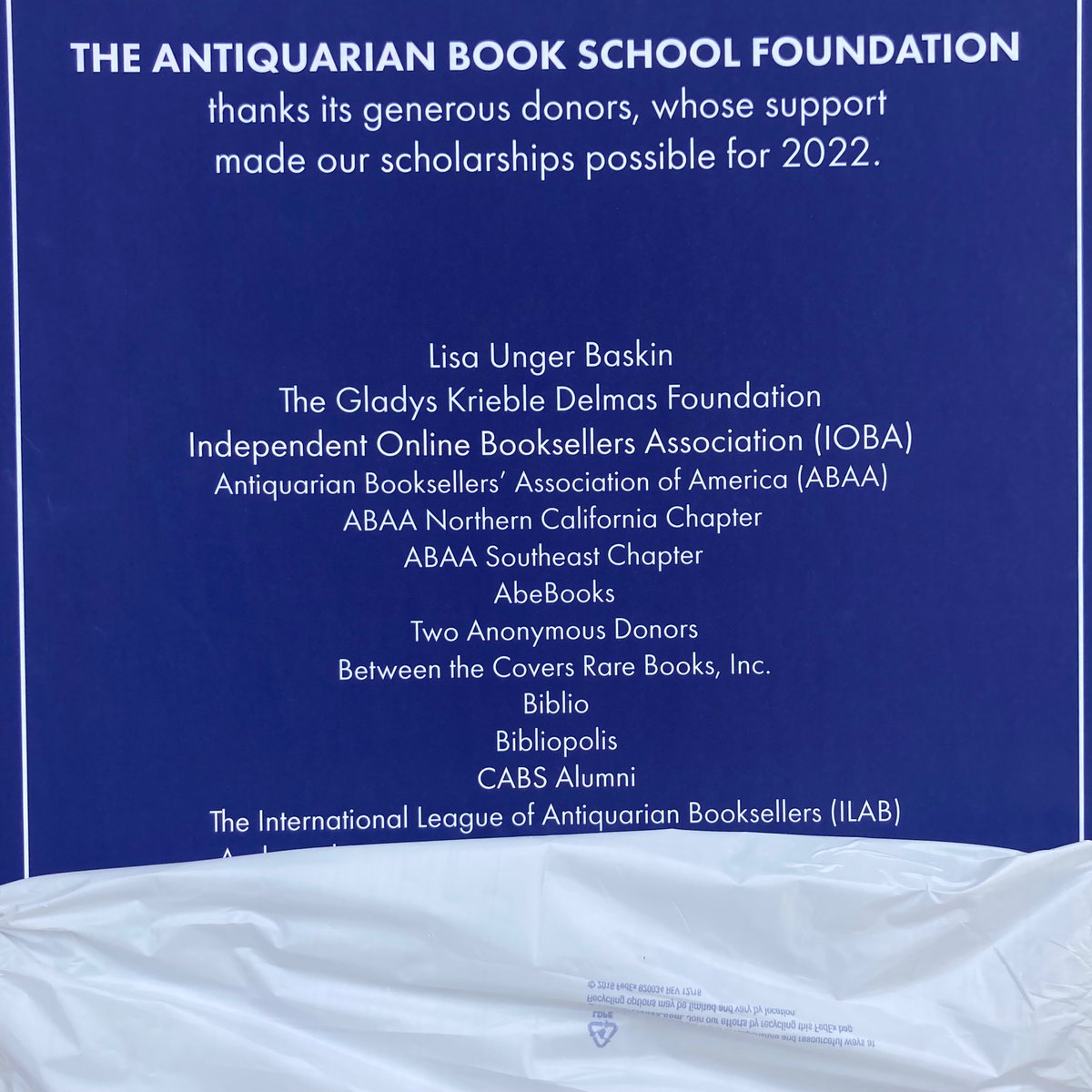 Good morning! One more day until the launch of CABS-Minnesota at St. Olaf College. 

We want to thank ILAB for its support this year in sending students to CABS!

 <a href="/ILABRareBooks/">ILAB</a>