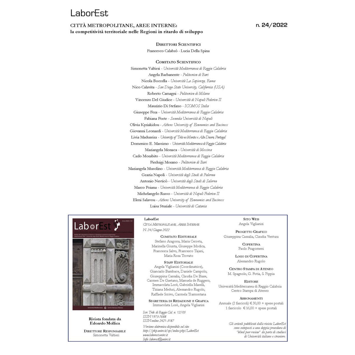 asmamehan's tweet photo. Delighted to share our new article 'LA FUTURA EREDITÀ ENERGETICA NEL GOLFO PERSICO E NEL MAR CINESE MERIDIONALE: IL CASO DEL PATRIMONIO PETROLIFERO IN IRAN E MALESIA' have been published in #LaborEst journal by
@UniRCMedi Our open access article is in Italian. @rowenarazak https://t.co/bkvnzu9K7b