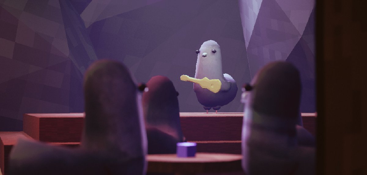 Hi, I'm making a pigeon detective game where you rollerblade around, solve a murder, and uncover SCANDALS. 

Wishlist on steam! Demo coming around October: store.steampowered.com/app/1875230/A_…

#screenshotsaturday #indiegame #indiedev #gamedev #ue4 #unrealengine #madeinunreal #ps1