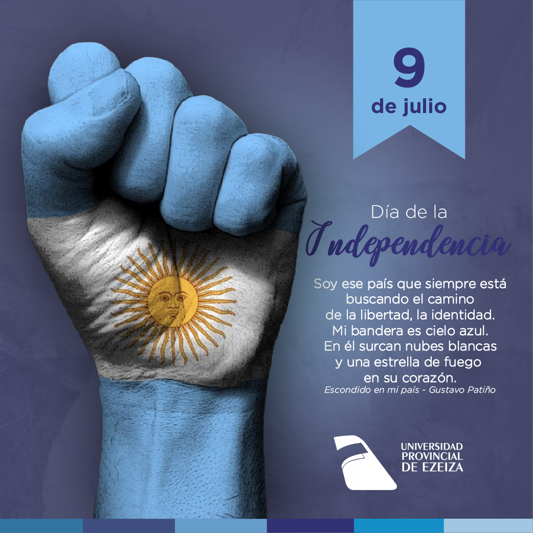 • 9 de julio •

Hoy conmemoramos la Declaración de la Independencia Argentina, en recuerdo a la gesta histórica de los representantes de las Provincias Unidas del Río de la Plata en 1816. 

¡Feliz día de la Independencia! 

#UPE2022 #Universidad #Independencia #9DeJulio