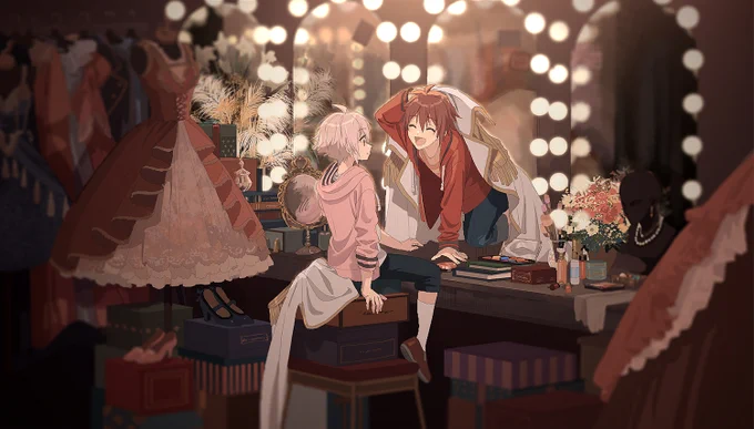 #七瀬陸生誕祭2022 
 #九条天生誕祭2022 まだ9日!!まにあっ…まにあってる!?間に合ったたぶん おめでとうございます!! 